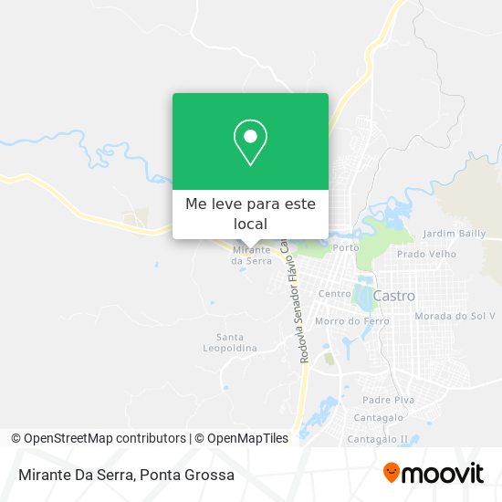 Mirante Da Serra mapa