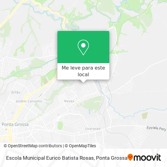 Escola Municipal Eurico Batista Rosas mapa