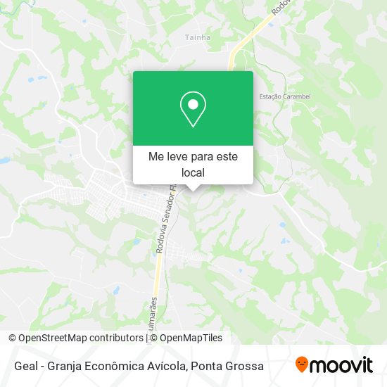 Geal - Granja Econômica Avícola mapa