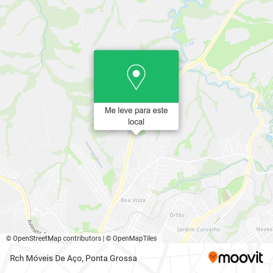 Rch Móveis De Aço mapa