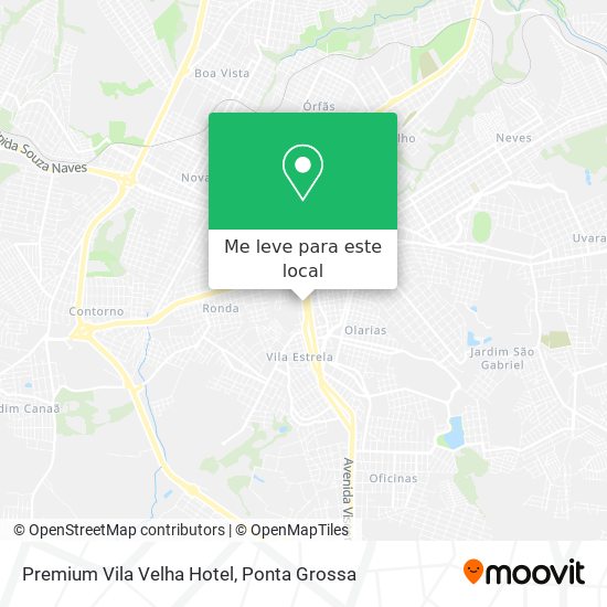 Premium Vila Velha Hotel mapa