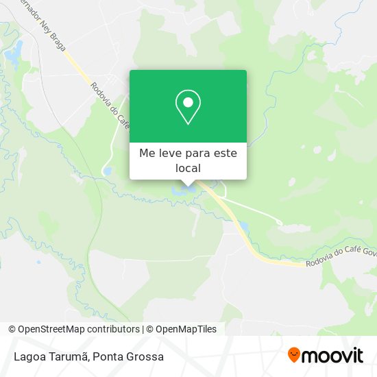 Lagoa Tarumã mapa
