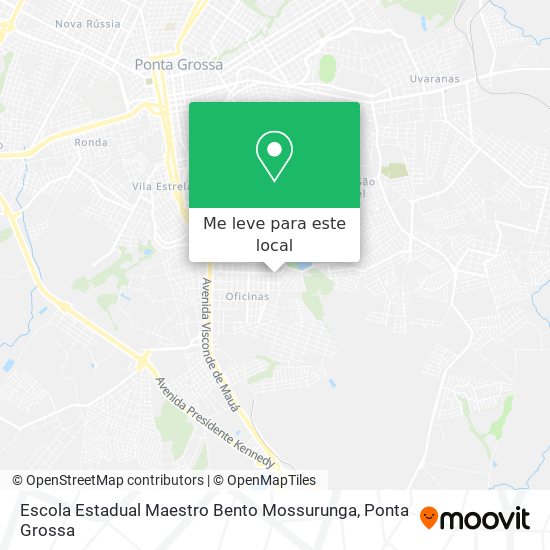 Escola Estadual Maestro Bento Mossurunga mapa