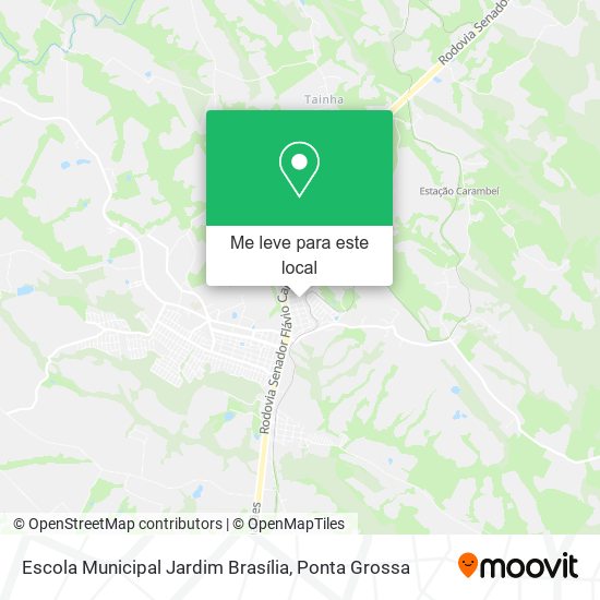 Escola Municipal Jardim Brasília mapa