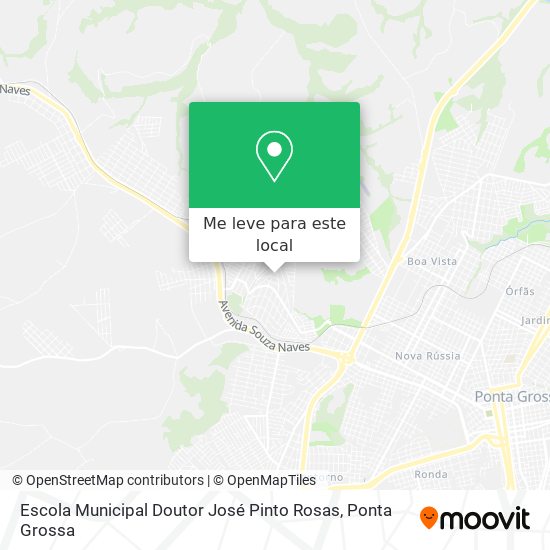 Escola Municipal Doutor José Pinto Rosas mapa
