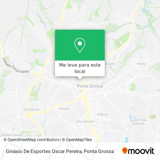Ginásio De Esportes Oscar Pereira mapa