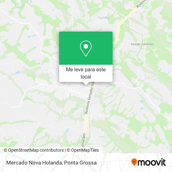 Mercado Nova Holanda mapa