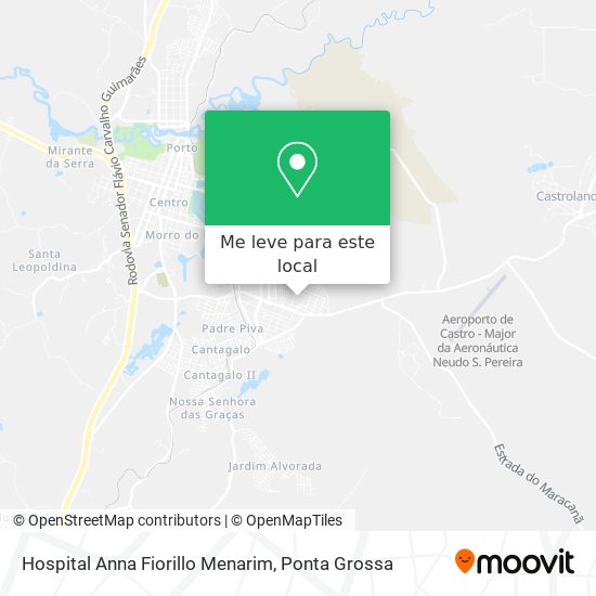 Hospital Anna Fiorillo Menarim mapa