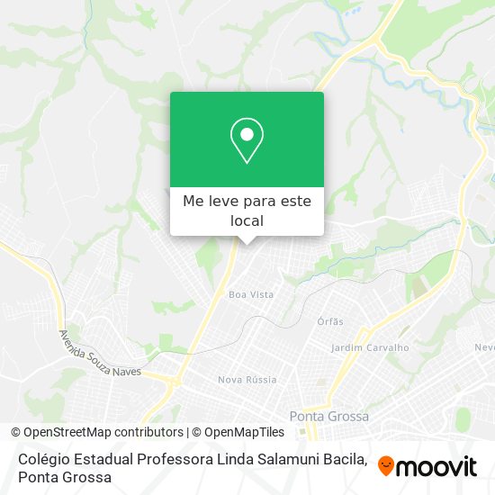 Colégio Estadual Professora Linda Salamuni Bacila mapa