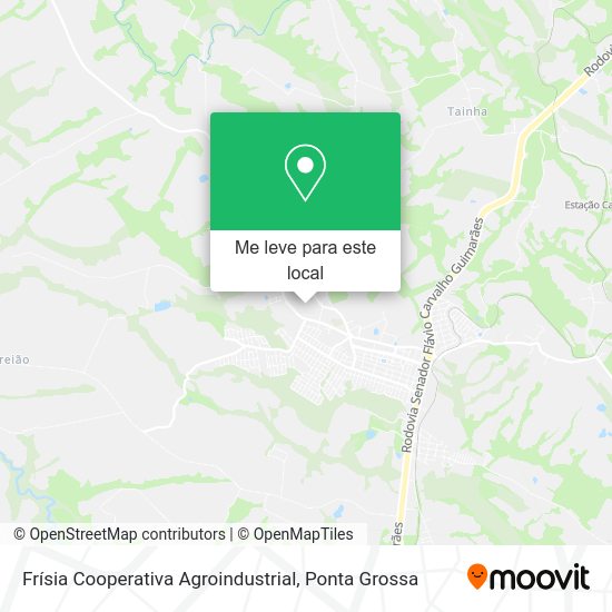 Frísia Cooperativa Agroindustrial mapa