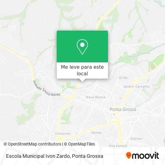 Escola Municipal Ivon Zardo mapa