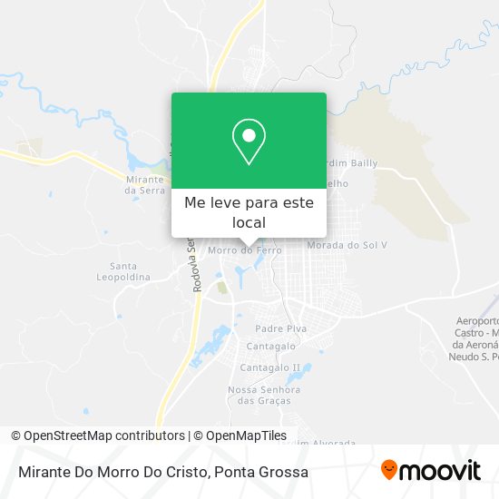 Mirante Do Morro Do Cristo mapa