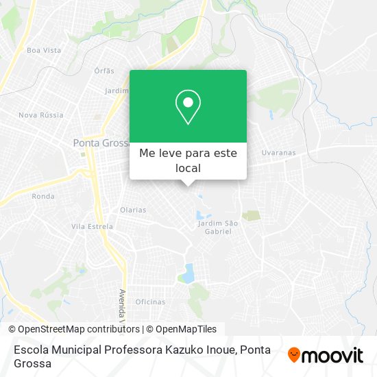 Escola Municipal Professora Kazuko Inoue mapa