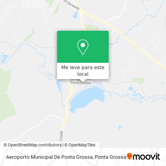 Aeroporto Municipal De Ponta Grossa mapa