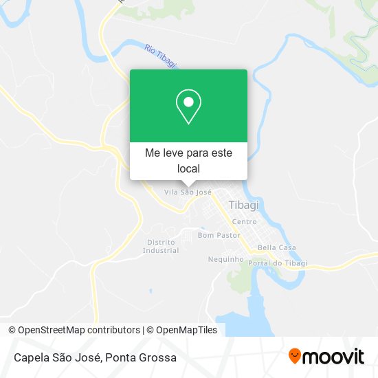 Capela São José mapa