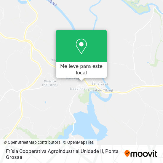 Frísia Cooperativa Agroindustrial Unidade II mapa