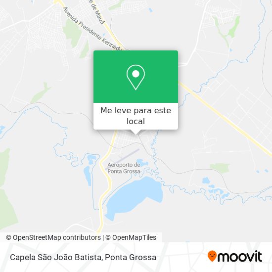 Capela São João Batista mapa