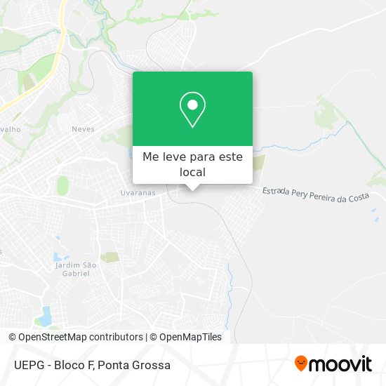UEPG - Bloco F mapa