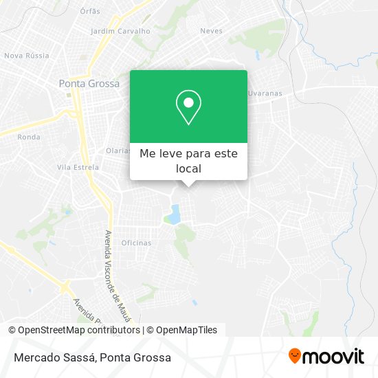 Mercado Sassá mapa