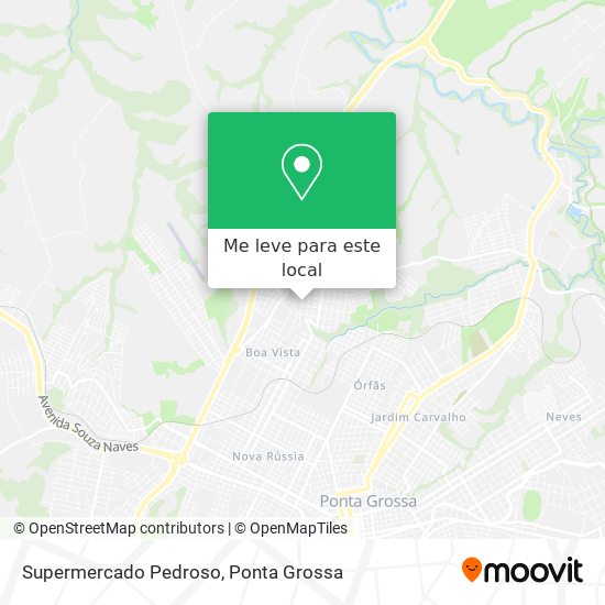 Supermercado Pedroso mapa