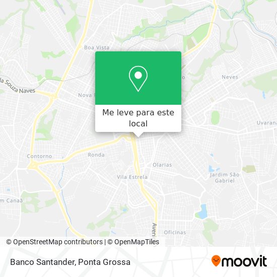 Banco Santander mapa