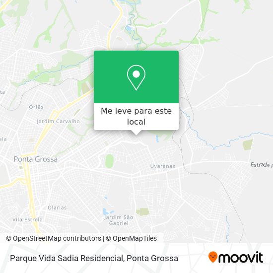 Parque Vida Sadia Residencial mapa