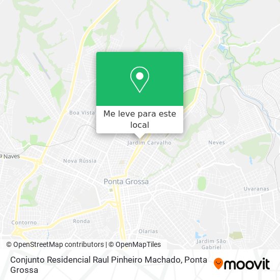 Conjunto Residencial Raul Pinheiro Machado mapa