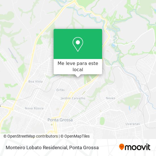 Monteiro Lobato Residencial mapa