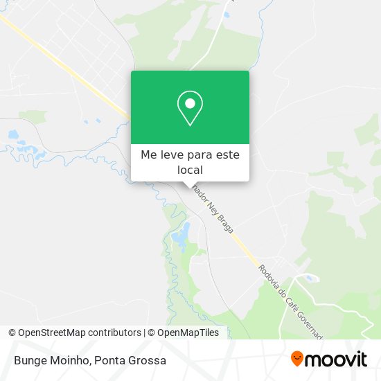 Bunge Moinho mapa