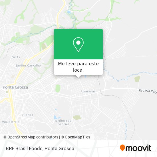 BRF Brasil Foods mapa