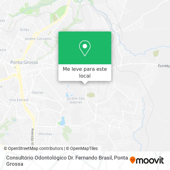 Consultório Odontológico Dr. Fernando Brasil mapa