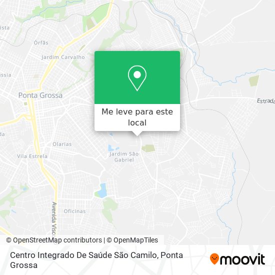 Centro Integrado De Saúde São Camilo mapa
