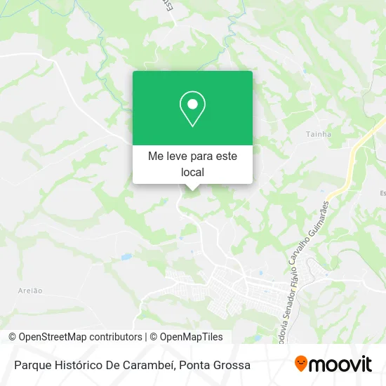 Parque Histórico De Carambeí mapa