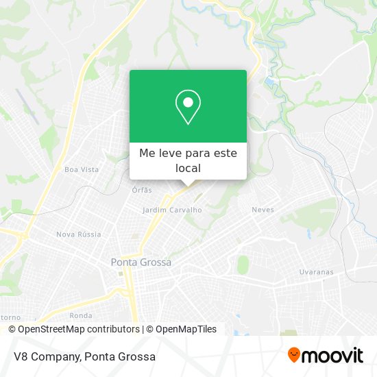 V8 Company mapa