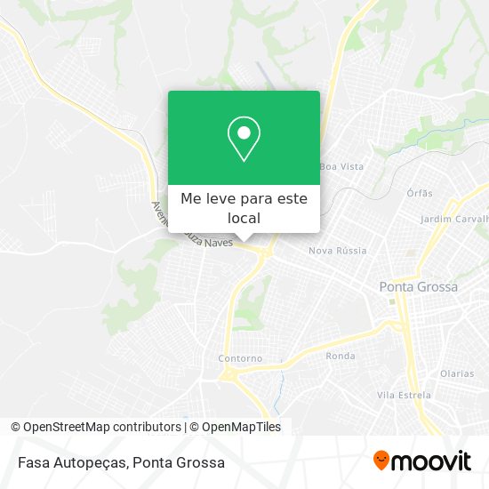 Fasa Autopeças mapa
