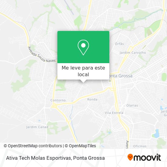 Ativa Tech Molas Esportivas mapa