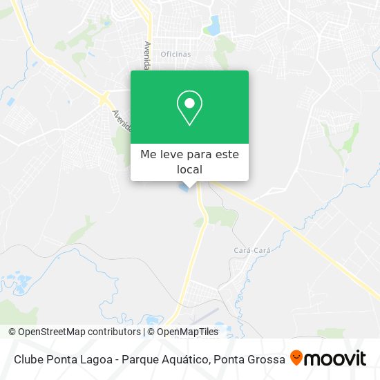Clube Ponta Lagoa - Parque Aquático mapa