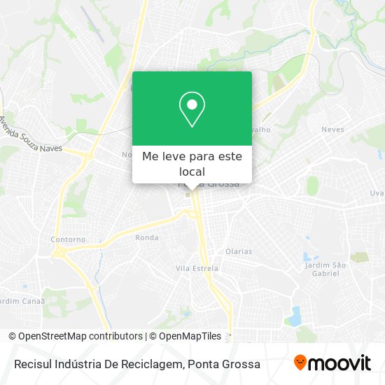 Recisul Indústria De Reciclagem mapa