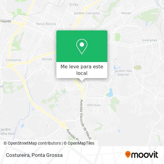 Costureira mapa