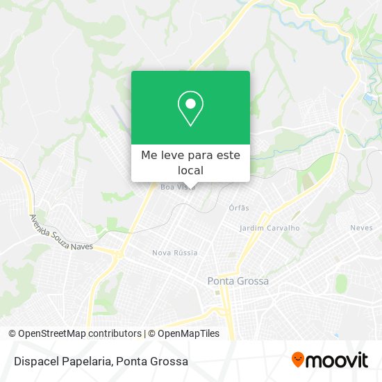 Dispacel Papelaria mapa
