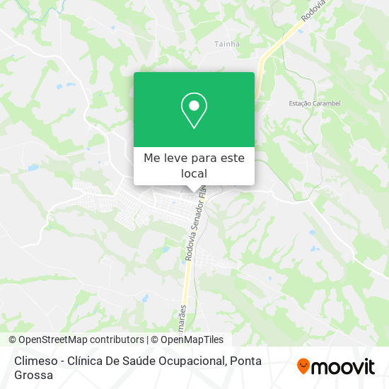 Climeso - Clínica De Saúde Ocupacional mapa