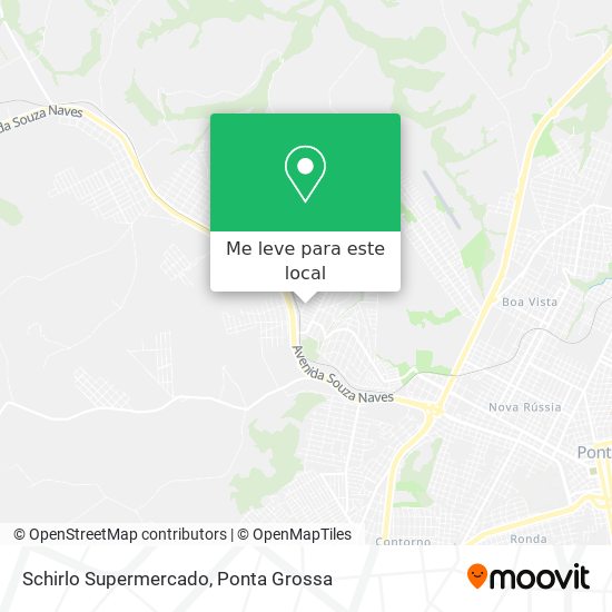 Schirlo Supermercado mapa