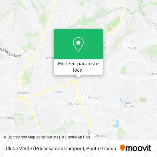 Clube Verde (Princesa dos Campos) mapa