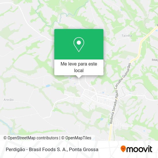 Perdigão - Brasil Foods S. A. mapa
