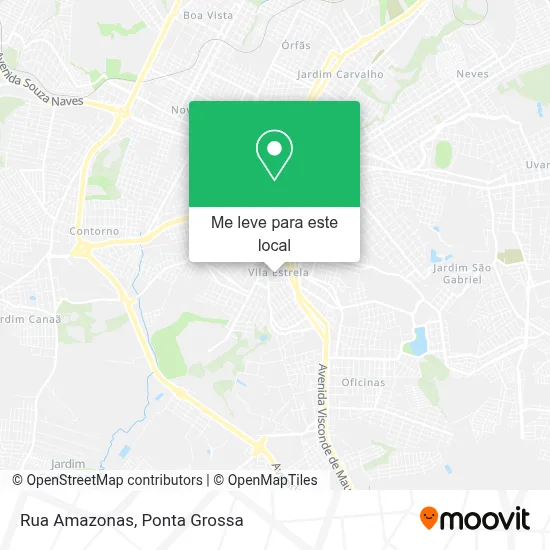 Rua Amazonas mapa