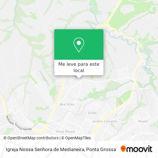 Igreja Nossa Senhora de Medianeira mapa