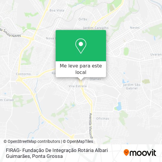 FIRAG- Fundação De Integração Rotária Albari Guimarães mapa