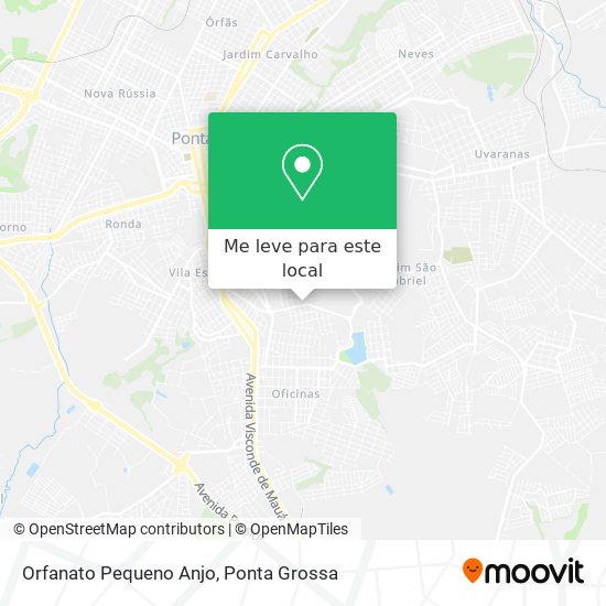 Orfanato Pequeno Anjo mapa