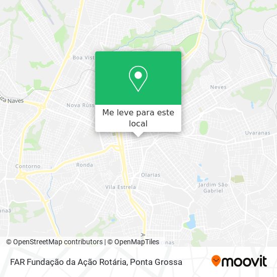 FAR Fundação da Ação Rotária mapa
