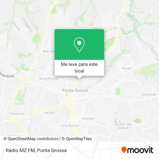 Rádio MZ FM mapa